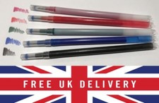 New Erasable Rollerball Refills Gel Pen to fit Pilot Frixion Pen 0.7mm 3 6 pack 