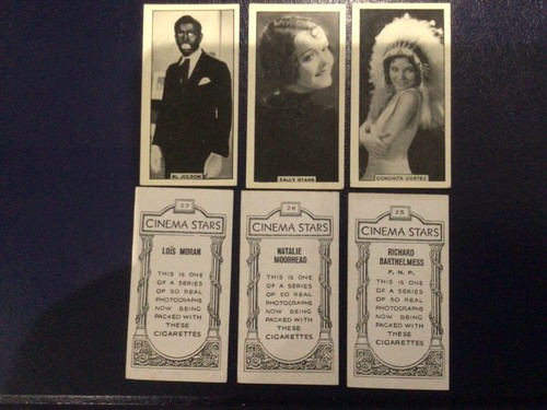 Cigarette cards cinema - b.a.t, cards-