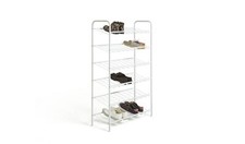 Jorn 6 Tier Shoe Rack - White