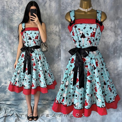 Hell bunny blue - blue, women