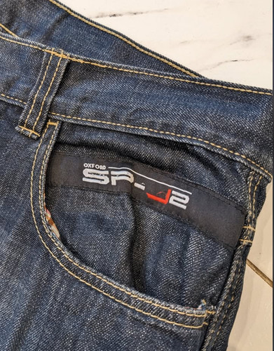 Motorcycle jeans made - motorcycle, with