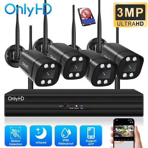 Wireless cctv system 3mp - wireless,