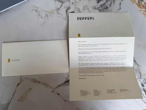 Genuine ferrari customer - genuine,