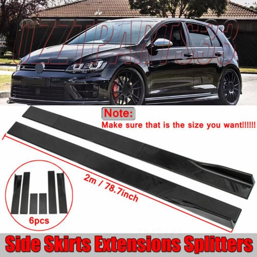 Side skirts lips - 78.7'',