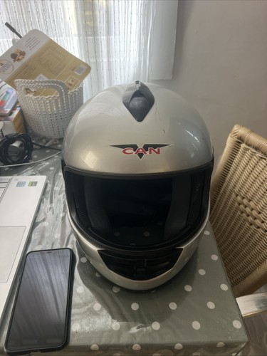 Can motorcycle helmet full - v,