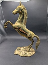 Vintage Brass Rearing Horse Figure