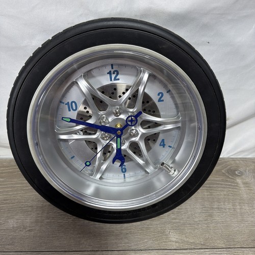 Tire rim wall - wall, clock