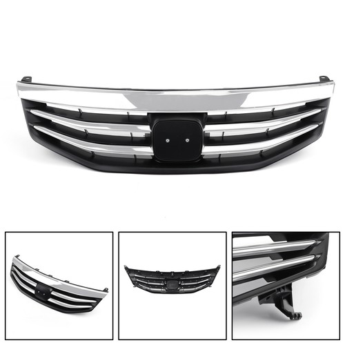 Front upper bumper hood black - front,