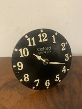 Nice Vintage Looking Desk Clock  - Ceramic - Oxford & Co - 16cm Diameter