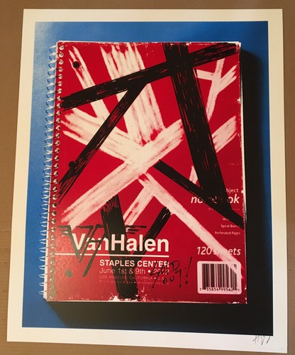 Van halen poster - van, staples