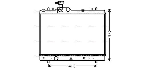 Ava coolant radiator sz2137 - ava,