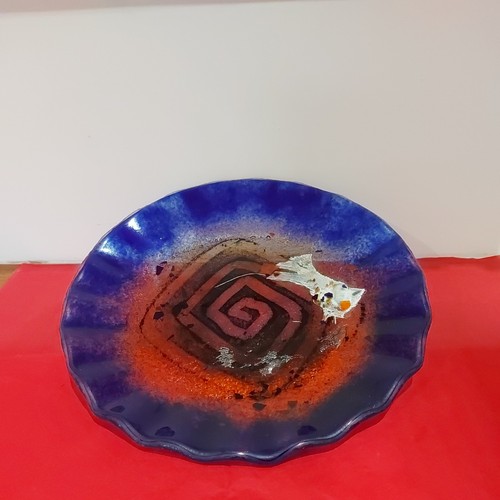 Studio art glass round - glass,