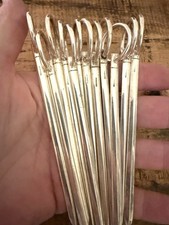 18 Vintage Silver Plate Pennoncelli Skewers Hatelets
