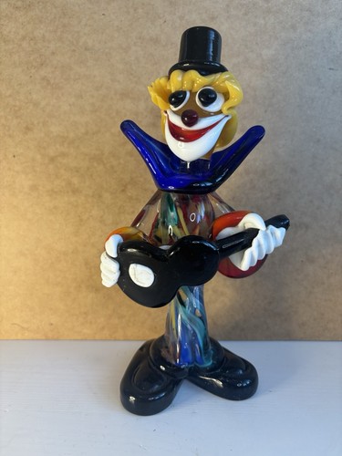 Vintage murano glass clown - vintage,