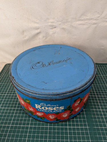 Tin vintage 1980s cadburys - tin,