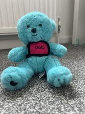 Official Netflix Squid Game Blue Supersoft Teddy Bear Cuddly Stuffed Toy 30cm