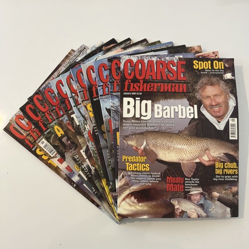 2001 coarse fisherman magazine - coarse,