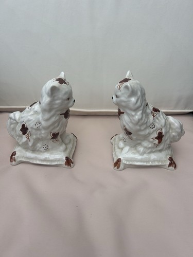 Pair vintage porcelain cats - pair, of