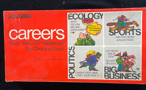 Careers board game - board, parker