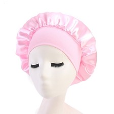 Women Long Hair Care Satin Bonnet Night Sleep Hat Cap Silk feel Head Wrap Turban