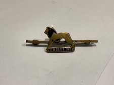 Antique 1924 Wembley British Empire Exhibition Lion Pin Badge Bar Brooch.