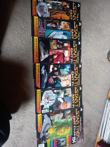Star trek fact files bundle - star, x
