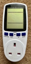 LCD Power Consumption Meter Energy Monitor Calculator Usage Plug In Electricity