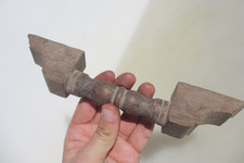 Vintage Wooden Door Handle Pull Old Farm Barn Cottage Rustic 10"