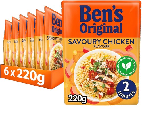 Savoury chicken microwave rice - savoury,