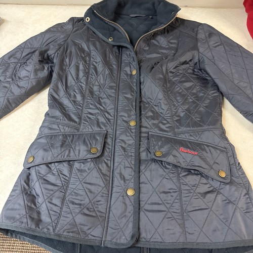Womens barbour navy quilted - quilted, sz