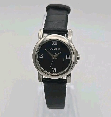 Ladies solo wristwatch black - ladies,