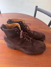 Yuketen Suede Lace Up Boots Sz 8.5 UK Read Description