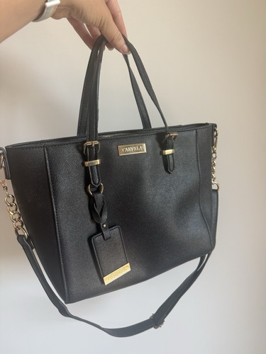 Carvela black handbag shoulder - carvela,