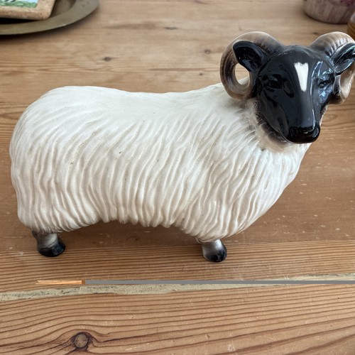 Large ceramic black faced - large,
