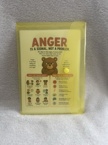 Anger action cards - action,