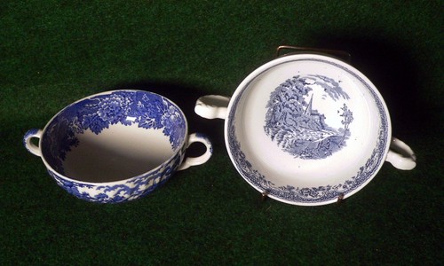 Vintage blue white - vintage,