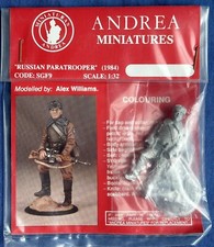 Andrea Miniatures SGF9 54mm Russian Paratrooper (1984)