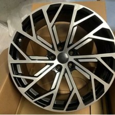 19"rs8 blk pol alloy wheels