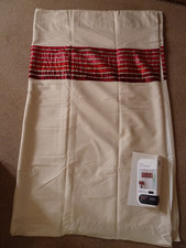 Next Satin pleat red/cream