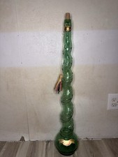 Vtg Italian Green Embossed