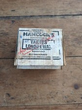 Vintage Hancock's Tailors London Wax Marking Chalk Box + 9pcs Included Chalk