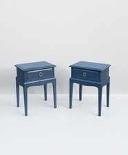 Pair of Blue Stag Minstrel bedside tables