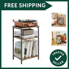 3 Tier End Table, Record
