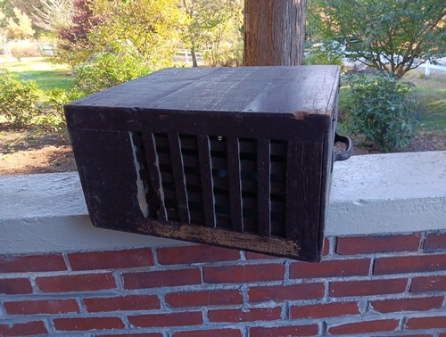 Vintage antique pigeon carrier - vintage,