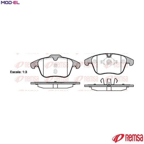 Brake pad set disc - pad,
