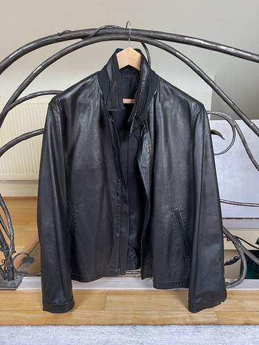 Zegna leather jacket - zegna,
