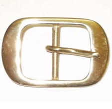 1.25 INCH 32MM SOLID CAST BRASS FULL BELT BUCKLE