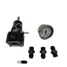 Aluminum Fuel Pressure Gauge 1/8" NPT 30-70 PSI With 3 AN6 Fitting Washers Kit