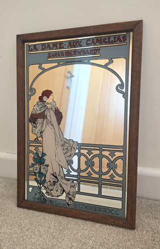 Vintage art nouveau dame - nouveau,