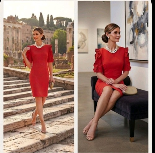 Zara size red sheath dress - size,